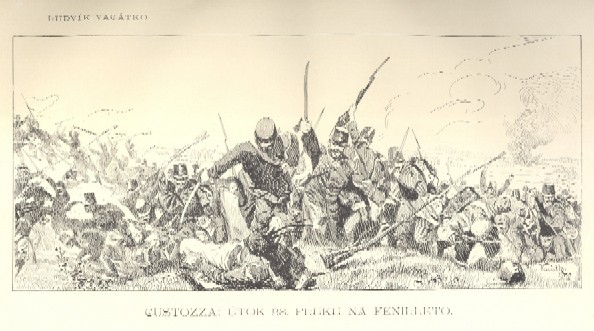 Útok 28. pěšího pluku u Custozzy, 1866