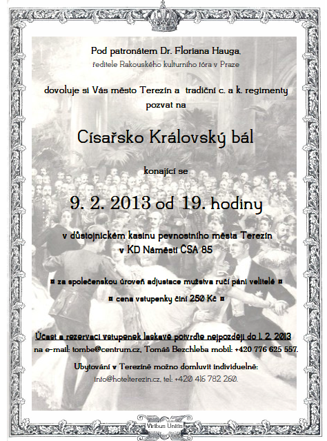 c. a k. Bál v Terezíně 2013